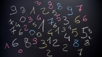 image of numbers written on a chalkboard